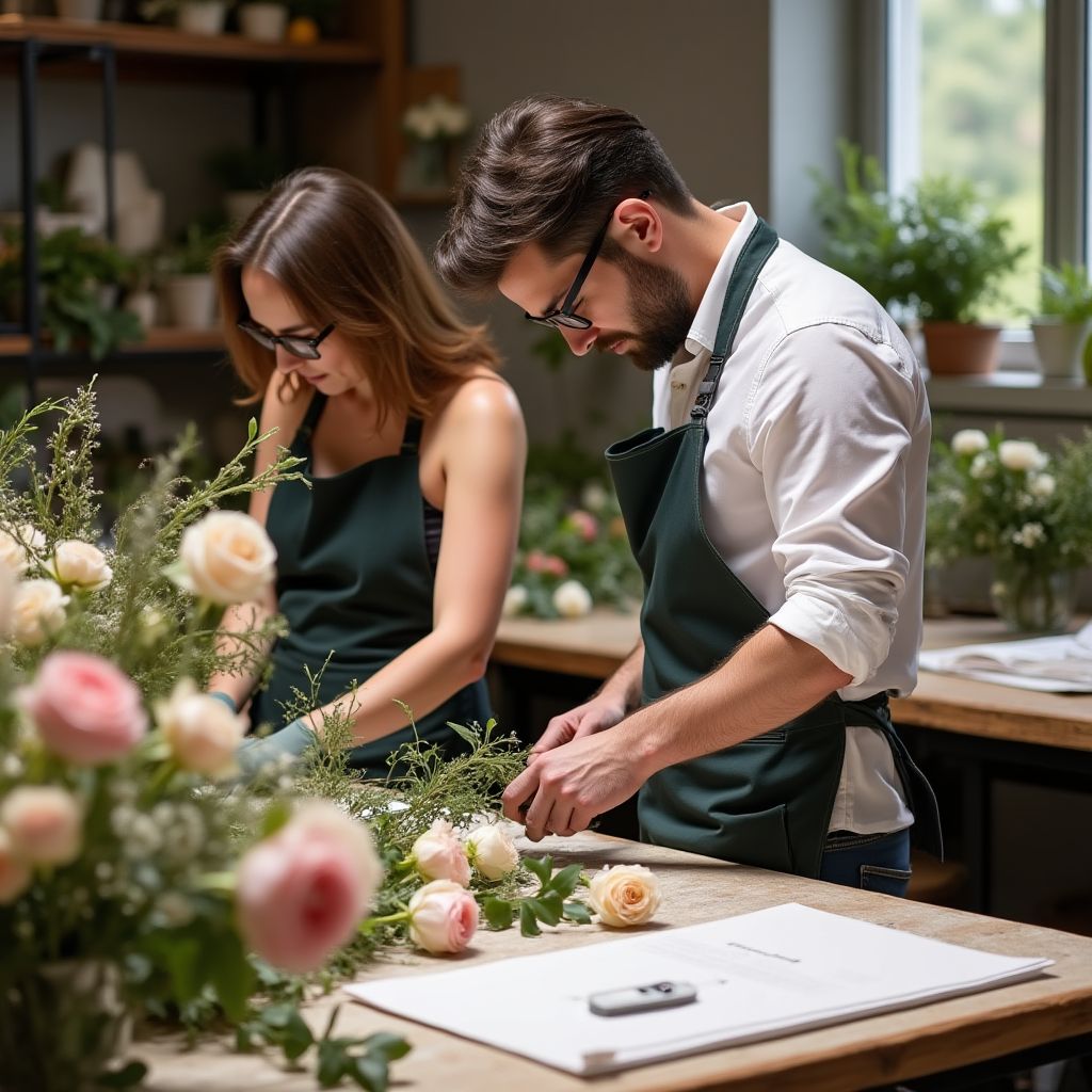 Atelier de création florale